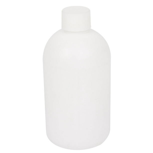 1-40 500ml  White HDPE Plastic Bottles with 28mm Flip Top Screw Caps